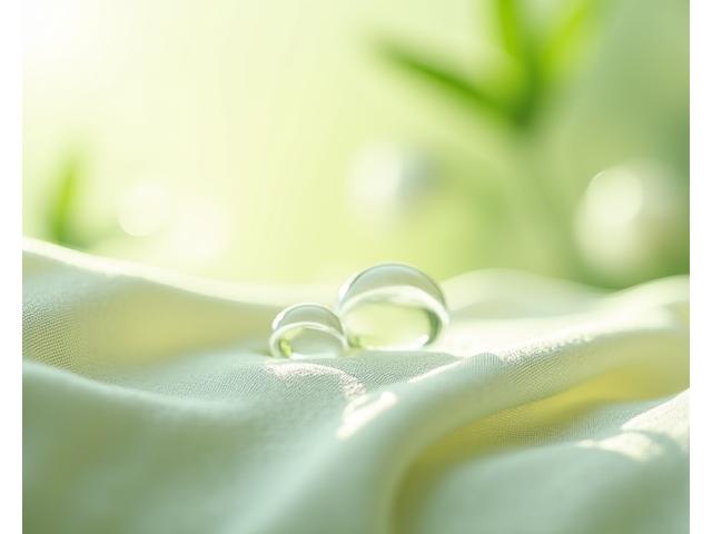 천연 추출물이 섬유에 스며드는 모습