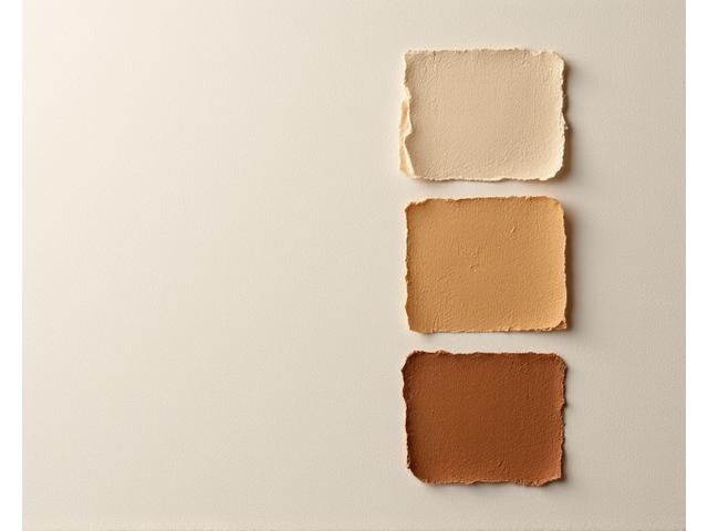 자연에서 영감받은 어스톤 컬러 팔레트 샘플